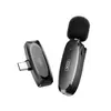МІКРОФОН XO MKFO8A TYPE-C WIRELESS COLLARCLIP MICROPHONE, ЧОРНИЙ