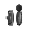 МІКРОФОН XO MKFO8A TYPE-C WIRELESS COLLARCLIP MICROPHONE, ЧОРНИЙ