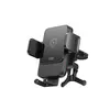 АВТОТРИМАЧ XO WX041 DUAL ARM AIR OUTLET 15W WIRELESS CHARGER, СІРИЙ
