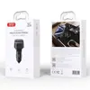 АВТОМОБІЛЬНИЙ ЗАРЯДНИЙ ПРИСТРІЙ XO BCC17 SMART BLUETOOTH MP3 A+C DUAL PORT PD30W CAR CHARGER WITH TYPE C, ЧОРНИЙ