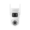 КАМЕРА ВІДЕОСПОСТЕРЕЖЕННЯ (ЗОВНІШНЯ) XO CR06 STAR 400W PIXEL DUAL SCREEN OUTDOOR DOME CAMERA, БІЛИЙ
