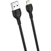 КАБЕЛЬ XO NB200 USB CABLE ДЛЯ LIGHTNING 2.1A, 2M, ЧОРНИЙ