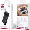 ЗОВНІШНІЙ АКУМУЛЯТОР POWER BANK XO PB302 LIGHT DISPLAY POWER BANK 20000MAH, ЧОРНИЙ