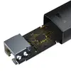 ПЕРЕХІДНИК USB BASEUS LITE SERIES ETHERNET ADAPTER USB-A TO RJ45 LAN PORT (100MBPS), ЧОРНИЙ WKQX000001