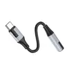 АДАПТЕР BOROFONE BV19 CREATOR DIGITAL AUDIO CONVERTER TYPE-C TO 3.5MM, ЧОРНИЙ