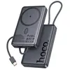 MR4_147572 Зовнішній акумулятор power bank hoco q44 origen dual pd20w magnetic power bank with cable dark 10 000mah metal, сірий 