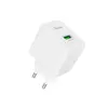 МЕРЕЖЕВИЙ ЗАРЯДНИЙ ПРИСТРІЙ HOCO CS12A OCEAN SINGLE PORT QC3.0 CHARGER, БІЛИЙ