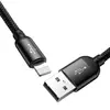 КАБЕЛЬ BASEUS THREE PRIMARY COLORS 3IN1 CABLE USB ДЛЯ M+L+T 3.5A 1.2M, ЧОРНИЙ CAMLT-BSY01