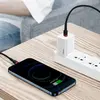 КАБЕЛЬ PD BASEUS CAFULE CABLE TYPE-C TO LIGHTNING PD 20W 1M ЧЕРВОНИЙ+ЧОРНИЙ CATLKLF-91