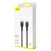 КАБЕЛЬ PD BASEUS CAFULE CABLE TYPE-C TO LIGHTNING PD 20W 1M ЧЕРВОНИЙ+ЧОРНИЙ CATLKLF-91