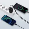 МЕРЕЖЕВИЙ ЗАРЯДНИЙ ПРИСТРІЙ BASEUS COMPACT QUICK CHARGER U+C 20W EU, ЧОРНИЙ CCXJ-B01
