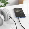 КАБЕЛЬ AUX AUDIO HOCO UPA24 SMOOTH AUX AUDIO CABLE 1M, ЧОРНИЙ