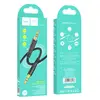 КАБЕЛЬ AUX AUDIO HOCO UPA24 SMOOTH AUX AUDIO CABLE 1M, ЧОРНИЙ