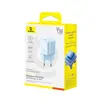 МЕРЕЖЕВИЙ ЗАРЯДНИЙ ПРИСТРІЙ BASEUS PICOGO GAN FAST CHARGER 1C 45W СИНІЙ P10176800313-00