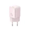 МЕРЕЖЕВИЙ ЗАРЯДНИЙ ПРИСТРІЙ BASEUS PICOGO GAN FAST CHARGER 1C 45W РОЖЕВИЙ P10176800413-00
