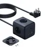 МЕРЕЖЕВИЙ ЗАРЯДНИЙ ПРИСТРІЙ BASEUS ENERFILL FA11 CUBE POWER STRIP 3AC+1U+1C 67W 1.5M EU, ЧОРНИЙ E00082100123-00