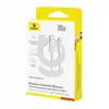 КАБЕЛЬ BASEUS FOAMED SILICONE USB-A TO TYPE-C 100W 2M, БІЛИЙ E0426805