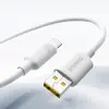 КАБЕЛЬ BASEUS FOAMED SILICONE USB-A TO TYPE-C 100W 2M, БІЛИЙ E0426805