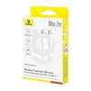 КАБЕЛЬ PD BASEUS FOAMED SILICONE TYPE-C TO TYPE-C 100W 2M, БІЛИЙ E0426705
