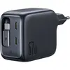 МЕРЕЖЕВИЙ ЗАРЯДНИЙ ПРИСТРІЙ BASEUS ENERCORE CJ11 FAST CHARGER WITH RETRACTABLE CABLE 3C 67W EU, ЧОРНИЙ E0121E00