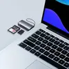 КАРТРИДЕР BASEUS LITE SERIES USB-A TO SD, TF CARD READER, СІРИЙ WKQX060013