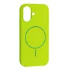 MR4_152143 Чохол silicone case with magsafe для iphone 16 emerald зелений 
