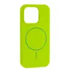MR4_152177 Чохол silicone case with magsafe для iphone 16 pro max emerald зелений 