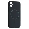 MR4_151916 Чохол silicone case full camera fine ring magsafe для iphone 12 sapphire синій 