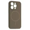 MR4_151920 Чохол silicone case full camera fine ring magsafe для iphone 12 pro titanium, сірий 