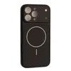 MR4_151989 Чохол new ag glass magsafe case для iphone 16 pro max, чорний (деф. пак) 