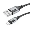 КАБЕЛЬ BOROFONE BX101 CREATOR ДЛЯ LIGHTNING 2,4A, 1M, ЧОРНИЙ