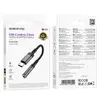 АДАПТЕР BOROFONE BV24 GRACEFUL DIGITAL AUDIO CONVERTER CABLE TYPE-C TO 3.5MM, СІРИЙ МЕТАЛІК