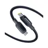 КАБЕЛЬ PD BASEUS PICOGO 240W TYPE-C TO TYPE-C 100W 1M, ЧОРНИЙ E0423300