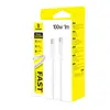 КАБЕЛЬ PD BASEUS NEW BRAIDED TYPE-C TO TYPE-C 100W 1M, БІЛИЙ E0426V01