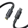 КАБЕЛЬ PD BASEUS NEW BRAIDED TYPE-C TO TYPE-C 100W 1M BKACK E0426W00