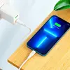 КАБЕЛЬ PD HOCO X93 FORCE PD20W CHARGING DATA CABLE ДЛЯ LIGHTNING 1M, БІЛИЙ