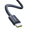 КАБЕЛЬ PD BASEUS DYNAMIC 4 FAST CHARGING TYPE-C TO TYPE-C 100W 2M COSMIC, ЧОРНИЙ P10381400121-01
