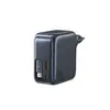 МЕРЕЖЕВИЙ ЗАРЯДНИЙ ПРИСТРІЙ BASEUS ENERCORE CJ11 FAST CHARGER WITH RETRACTABLE CABLE 2C+U 100W, ЧОРНИЙ E0120M00