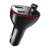 АВТОМОБІЛЬНИЙ ЗАРЯДНИЙ ПРИСТРІЙ + FM МОДУЛЯТОР ROCK B300, BLUETOOTH FM TRANSMITTER, ЧОРНИЙ