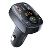 АВТОМОБІЛЬНИЙ ЗАРЯДНИЙ ПРИСТРІЙ + FM МОДУЛЯТОР ROCK B301, FM BLUETOOTH CAR CHARGER, ЧОРНИЙ