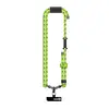 MR4_152249 Шнурок rock (150cm) 8mm з карабіном multifunctional glow in the dark phone lanyard зелений 