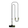 MR4_152251 Шнурок rock (150cm) 8mm з карабіном phone strap lanyard, сірий 