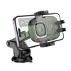 БЕЗДРОТОВИЙ АВТОМОБІЛЬНИЙ ЗАРЯДНИЙ ПРИСТРІЙ HOCO HW32 CROWN PUSH-TYPE WIRELESS CHARGING CAR HOLDER (CENTER CONSOLE), ЧОРНИЙ METAL