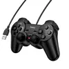 ДРОТОВИЙ ІГРОВИЙ КОНТРОЛЕР HOCO GA3 FAST LINK (PC) USB CABLE 1,5M, ЧОРНИЙ