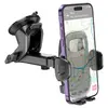 АВТОТРИМАЧ HOCO H15 FAIR PUSH-TYPE CAR HOLDER (CENTER CONSOLE), ЧОРНИЙ
