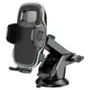 АВТОТРИМАЧ HOCO H15 FAIR PUSH-TYPE CAR HOLDER (CENTER CONSOLE), ЧОРНИЙ