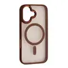 MR4_152708 Чохол cristal guard magsafe для iphone 16 plus brown 