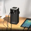 ЗОВНІШНІЙ АКУМУЛЯТОР POWER BANK BOROFONE BJ65A HIGH 22.5W+PD20W+FOUR-CABLES 50000MAH, ЧОРНИЙ