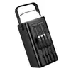 ЗОВНІШНІЙ АКУМУЛЯТОР POWER BANK BOROFONE BJ65B HIGH 22.5W+PD20W+FOUR-CABLES 80000MAH, ЧОРНИЙ