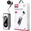 БЛЮТУЗ ГАРНІТУРА XO BE37 WITH DIGITAL DISPLEY, ЧОРНИЙ